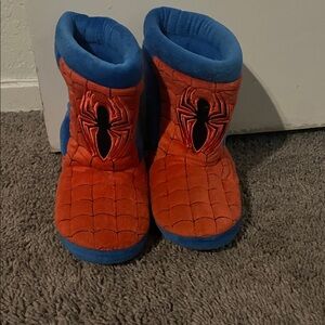 Disney Blue Plush Slippers